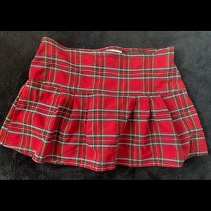 Red School Girl Skirt